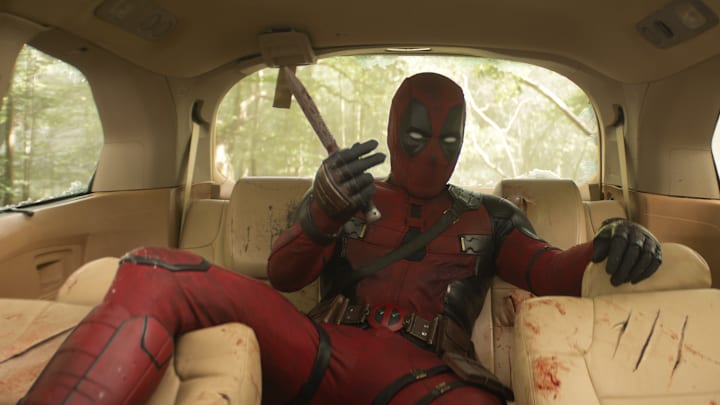 Ryan Reynolds as Deadpool/Wade Wilson in Marvel Studios' DEADPOOL & WOLVERINE. Photo courtesy of Marvel Studios. © 2024 20th Century Studios / © and ™ 2024 MARVEL.