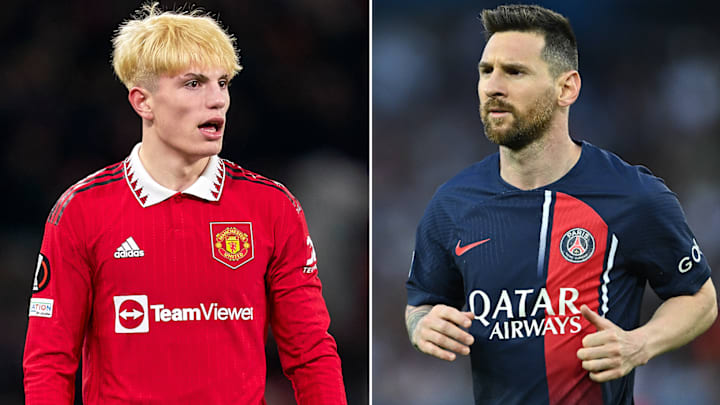 Garnacho could line up alongside Messi for Argentina Garnacho could line up alongside Messi for Argentina