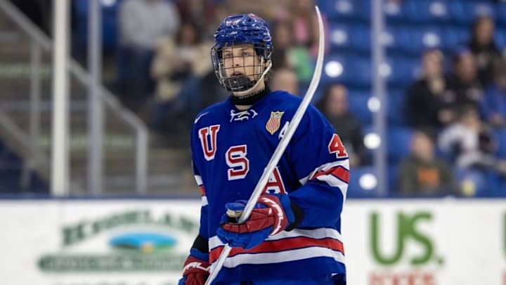 Former U.S. National Team Development Program standout Will Horcoff had an excellent college debut for Michigan on Friday, with a goal and an assist in a loss to Ohio State.