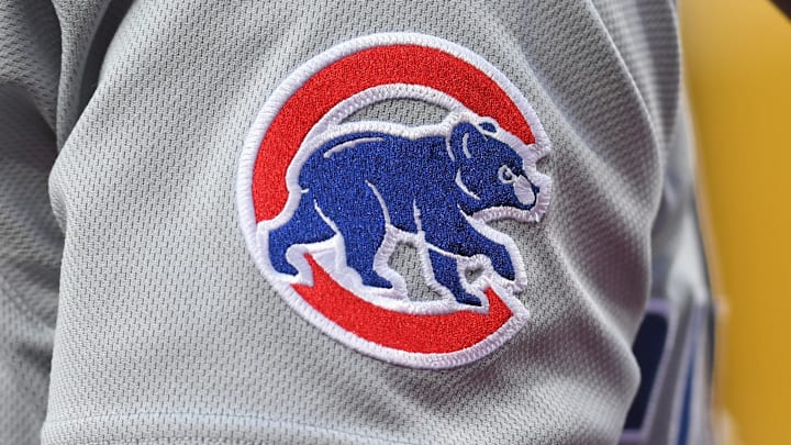 Cubs logo on jersey