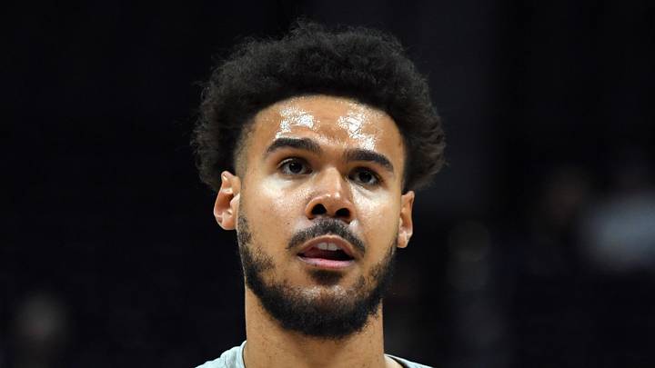 Denver, Colorado, USA; Denver Nuggets forward Cameron Johnson (23) shoots during warmups before the game against the Phoenix Suns at Ball Arena on Oct 25, 2025.