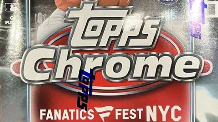 Fanatics announced that Topps Chrome Series 2 exclusive boxes would be for sale again at Fanatics Fest 2025