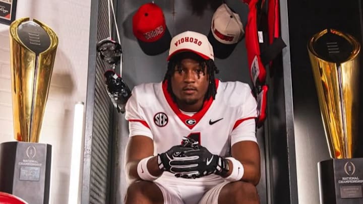 2026 prospect Tyriq Green during a visit to the University of Georgia