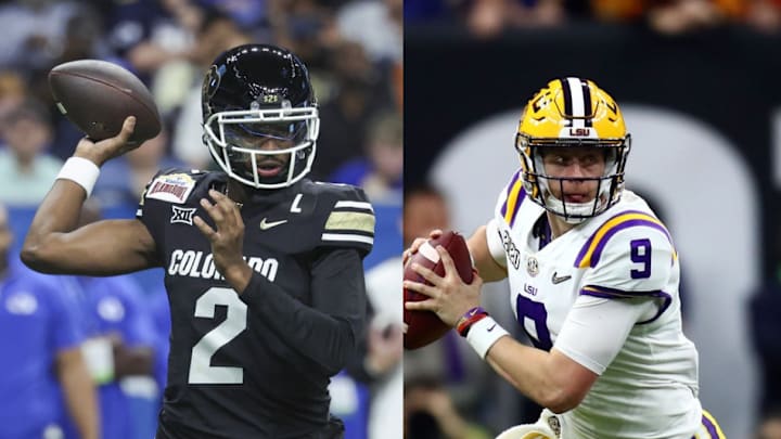 Shedeur Deion Sanders, Joe Burrow