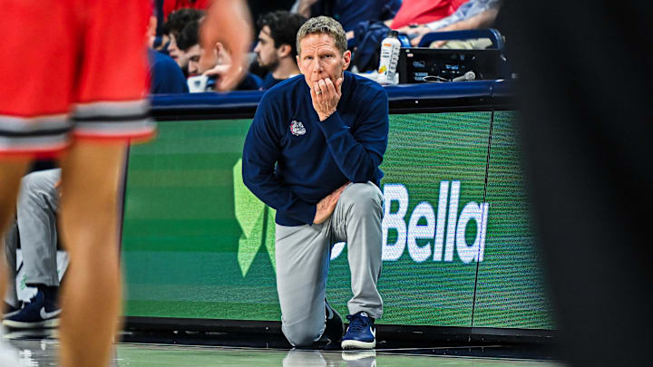 Gonzaga Bulldogs head coach Mark Few.