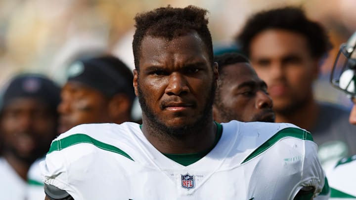 Former New York Jets defensive end John Franklin-Myers (91) Former New York Jets defensive end John Franklin-Myers (91)