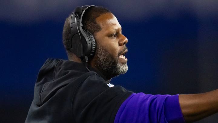 Washington Commanders defensive coordinator Daronte Jones