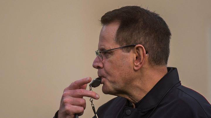 Indiana Head Coach Curt Cignetti during spring football practice at Memorial Stadium on Thursday, April 2, 2026. Indiana Head Coach Curt Cignetti during spring football practice at Memorial Stadium on Thursday, April 2, 2026.
