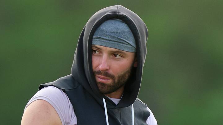Jul 31, 2026; Tampa, FL, USA; Tampa Bay Buccaneers quarterback Baker Mayfield (6) participates in training camp at AdventHealth Training Center. Mandatory Credit: Nathan Ray Seebeck-Imagn Images Jul 31, 2026; Tampa, FL, USA; Tampa Bay Buccaneers quarterback Baker Mayfield (6) participates in training camp at AdventHealth Training Center. Mandatory Credit: Nathan Ray Seebeck-Imagn Images