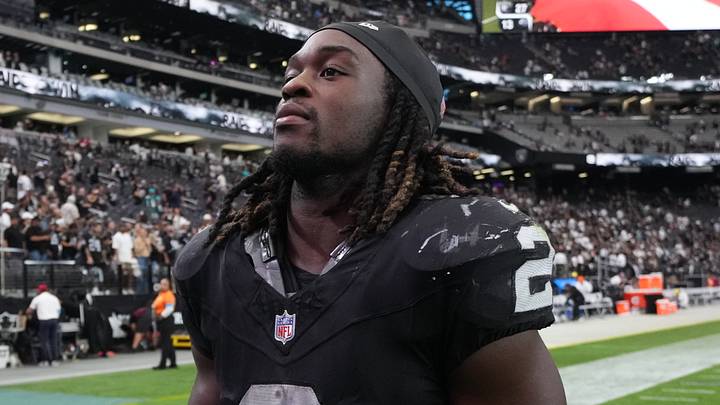 Las Vegas Raiders running back Ashton Jeanty