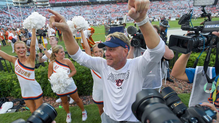 Auburn Tigers head coach Hugh Freeze