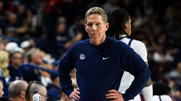 Gonzaga Bulldogs head coach Mark Few.