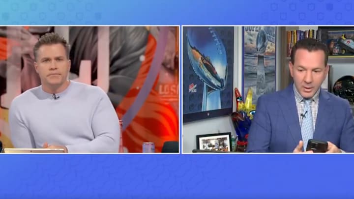 “Good Morning Football” viewers saw Ian Rapoport find out about Sean McDermott’s firing in real time.