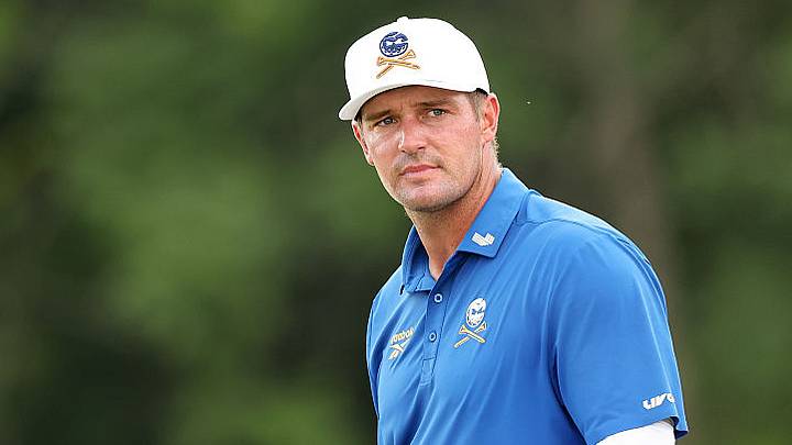 Bryson DeChambeau is playing in LIV Golf Indianapolis this week. 