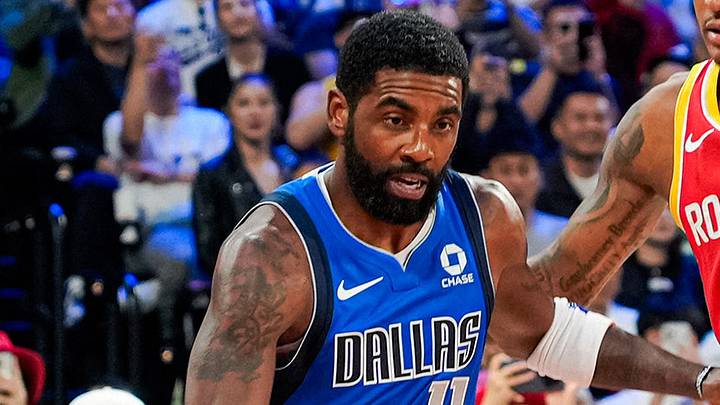 Oct 11, 2026; Macau, CHN; Dallas Mavericks guard Kyrie Irving (11) dribbles the ball against Houston Rockets forward Jabari Smith Jr. (10) during the NBA China Games at The Venetian Arena. Mandatory Credit: Vernon Bryant-Dallas Mavericks via Imagn Images Oct 11, 2026; Macau, CHN; Dallas Mavericks guard Kyrie Irving (11) dribbles the ball against Houston Rockets forward Jabari Smith Jr. (10) during the NBA China Games at The Venetian Arena. Mandatory Credit: Vernon Bryant-Dallas Mavericks via Imagn Images