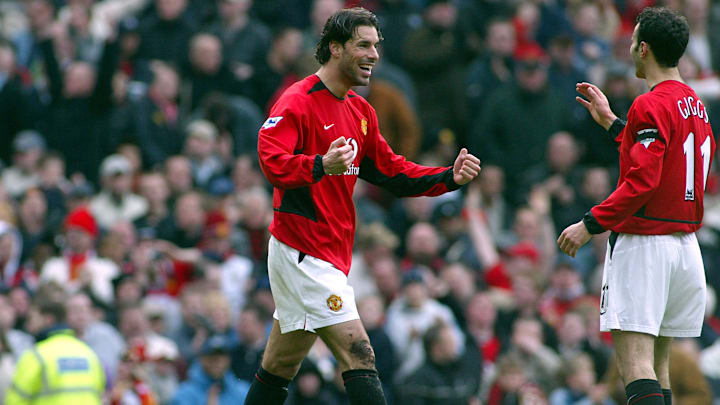 Ruud van Nistelrooy y Ryan Giggs jugaron con el Manchester United muchas veces ante Manchester City