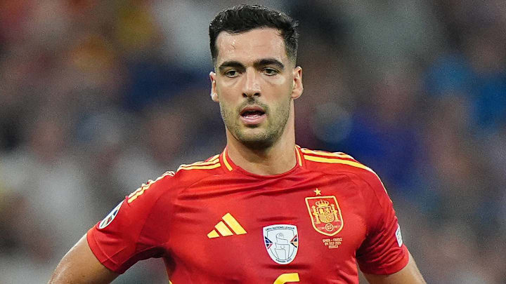Mikel Merino won Euro 2024 with Spain, but has yet to play for Arsenal since signing with the club.
