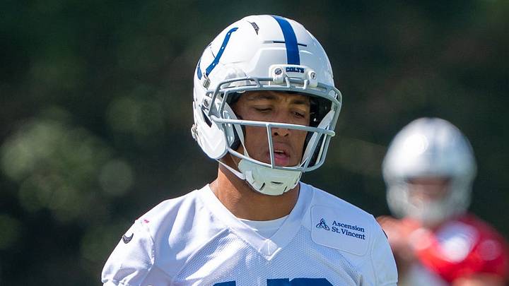 Indianapolis Colts wide receiver Nick Westbrook-Ikhine (12). Indianapolis Colts wide receiver Nick Westbrook-Ikhine (12).