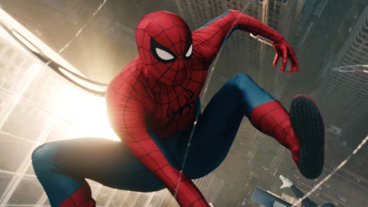 Spider-Man and Boomerang in Columbia Pictures SPIDER-MAN™: BRAND NEW DAY.
