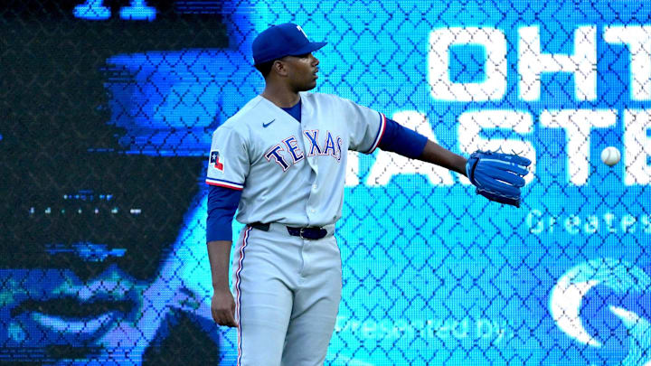 Texas Rangers pitcher Kumar Rocker.