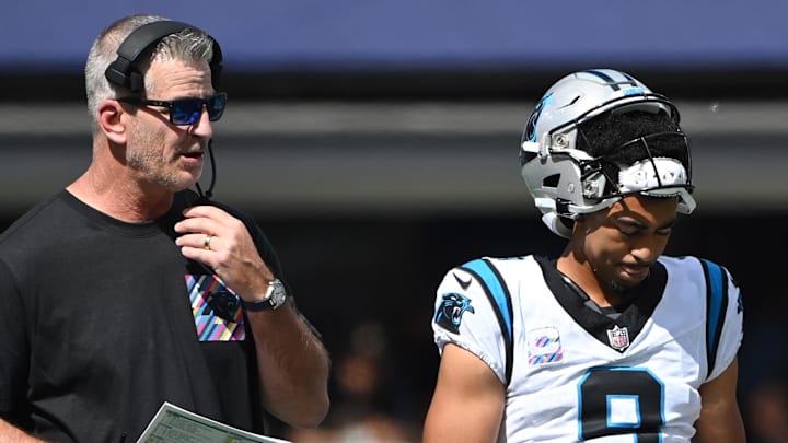 Frank Reich and Bryce Young