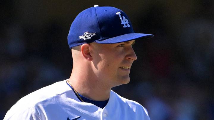 Oct 3, 2026; Los Angeles, California, USA; Los Angeles Dodgers starting pitcher Tarik Skubal (29) looks on from the mound after giving up a solo home run to Atlanta Braves catcher Sean Murphy (12) in game one of the NLDS of the 2026 MLB Playoffs at Uniqlo Field at Dodger Stadium. Mandatory Credit: Jayne Kamin-Oncea-Imagn Images Oct 3, 2026; Los Angeles, California, USA; Los Angeles Dodgers starting pitcher Tarik Skubal (29) looks on from the mound after giving up a solo home run to Atlanta Braves catcher Sean Murphy (12) in game one of the NLDS of the 2026 MLB Playoffs at Uniqlo Field at Dodger Stadium. Mandatory Credit: Jayne Kamin-Oncea-Imagn Images