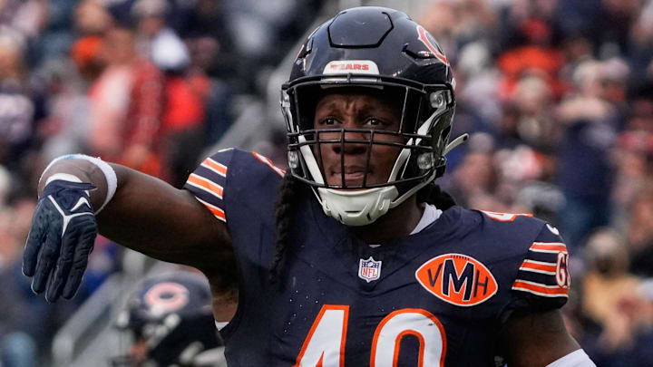 Chicago Bears middle linebacker Tremaine Edmunds