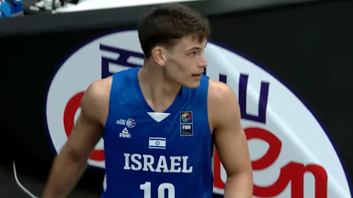 Omer Mayer at FIBA World Cup Omer Mayer at FIBA World Cup