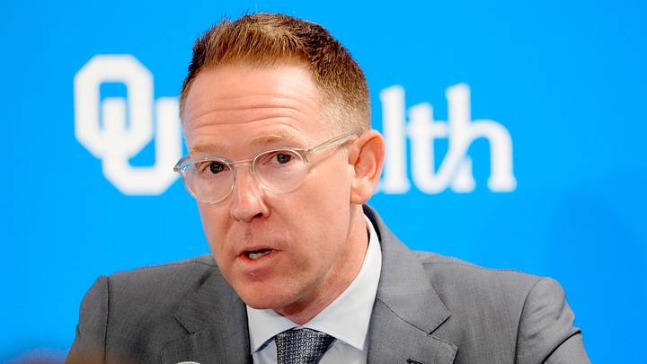 Thunder general manager Sam Presti speaks during an introductory press conference for the 2024 Thunder draft picks at Oklahoma Contemporary Arts Center in Oklahoma City, Saturday, June, 29, 2024. Thunder general manager Sam Presti speaks during an introductory press conference for the 2024 Thunder draft picks at Oklahoma Contemporary Arts Center in Oklahoma City, Saturday, June, 29, 2024.