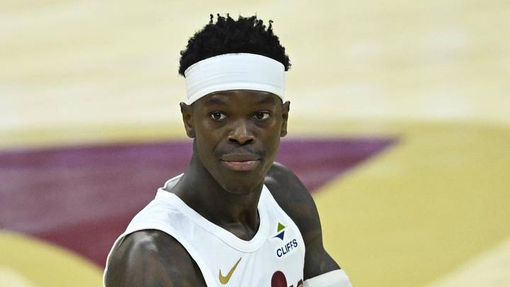 Cleveland Cavaliers guard Dennis Schroder (8) Cleveland Cavaliers guard Dennis Schroder (8)