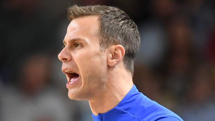 Duke Blue Devils head coach Jon Scheyer yells down court Saturday, March 21, 2026, during the NCAA Men’s Basketball Tournament second round game against the TCU Horned Frogs at Bon Secours Wellness Arena in Greenville, South Carolina. Duke Blue Devils head coach Jon Scheyer yells down court Saturday, March 21, 2026, during the NCAA Men’s Basketball Tournament second round game against the TCU Horned Frogs at Bon Secours Wellness Arena in Greenville, South Carolina.