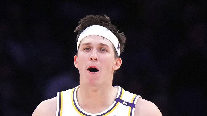 Los Angeles Lakers, Austin Reaves. Mandatory Credit: Kirby Lee-Imagn Images Los Angeles Lakers, Austin Reaves. Mandatory Credit: Kirby Lee-Imagn Images