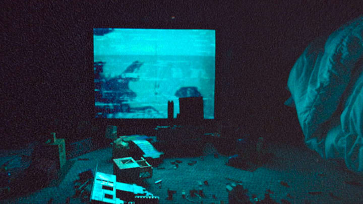 Still from Skinamarink. Photo Credit: Shudder