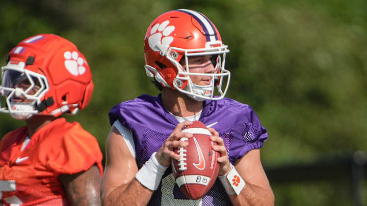 Clemson quarterback Cade Klubnik has changed the narrative in 12 short months. Clemson quarterback Cade Klubnik has changed the narrative in 12 short months.