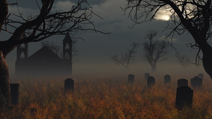 A ‘witch’ grave makes a cemetery even spookier.