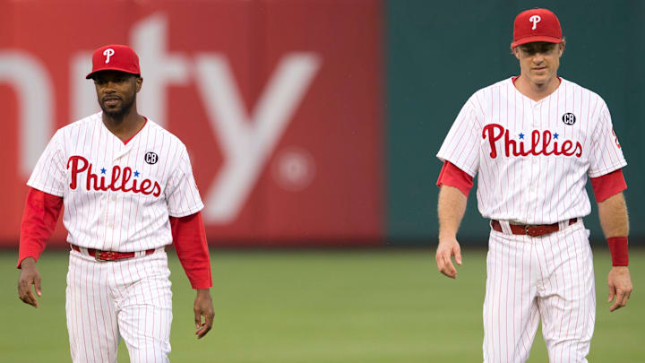 Former Philadelphia Phillies Chase Utley and Jimmy Rollins are eligible on the Hall of Fame ballot