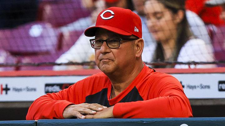Cincinnati Reds manager Terry Francona (77) during the fourth inning