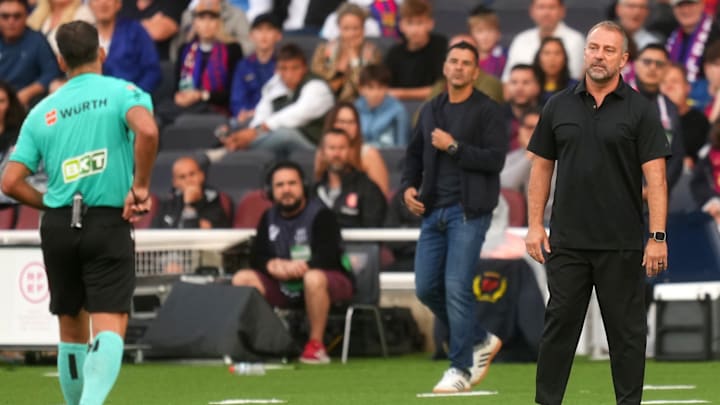 Hansi Flick a reçu un carton rouge face à Gérone, le week-end passé