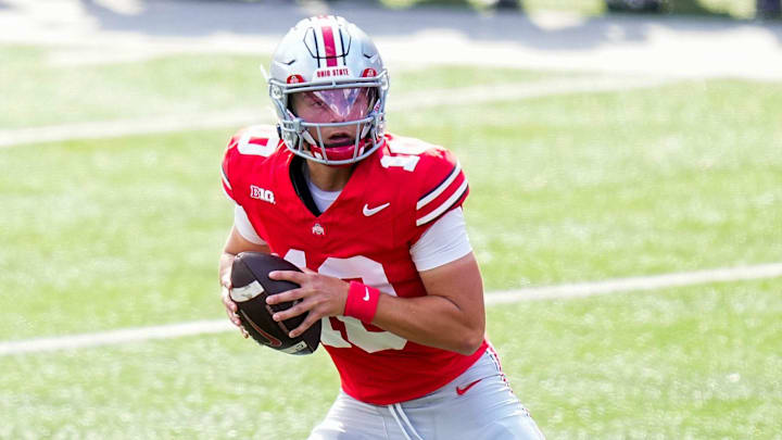 Ohio State is no longer the favorite to win the Big Ten title, according to ESPN's computer prediction models. Ohio State is no longer the favorite to win the Big Ten title, according to ESPN's computer prediction models.