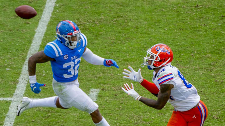 Florida Gators tight end Kyle Pitts had four touchdowns the last time Florida played at Ole Miss.
