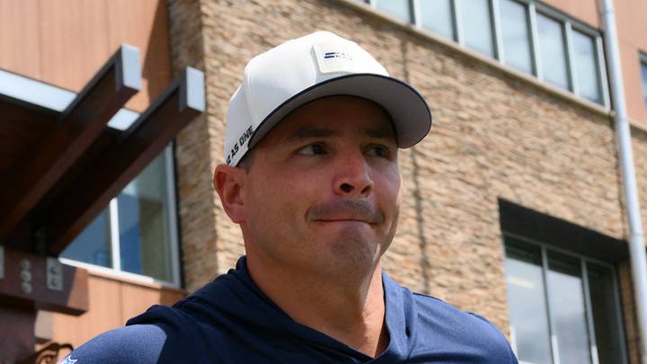 Seattle Seahawks head coach Mike Macdonald during training camp at Virginia Mason Athletic Center. Seattle Seahawks head coach Mike Macdonald during training camp at Virginia Mason Athletic Center.