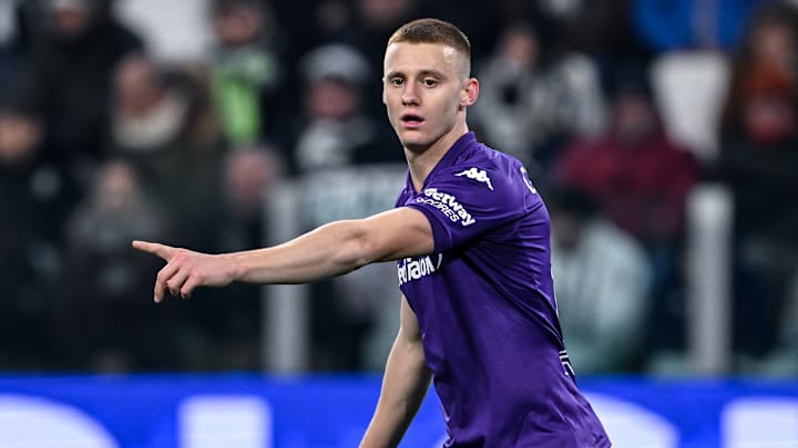 Fiorentina's Pietro Comuzzo got his first call-up for Italy last year