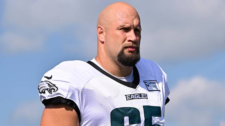 Philadelphia Eagles offensive tackle Lane Johnson