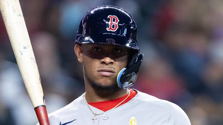 Boston Red Sox outfielder Ceddanne Rafaela (3).