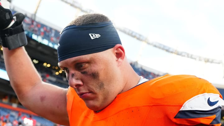 Denver Broncos left tackle Garett Bolles