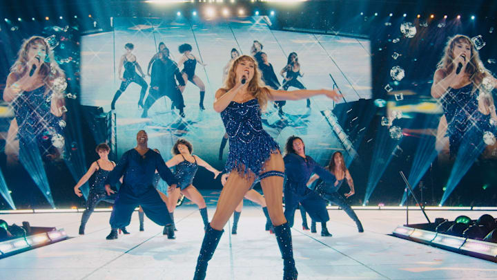A still from Taylor Swift: The Eras Tour (Taylor's Version). © 2024 Disney Enterprises, Inc. All Rights Reserved.