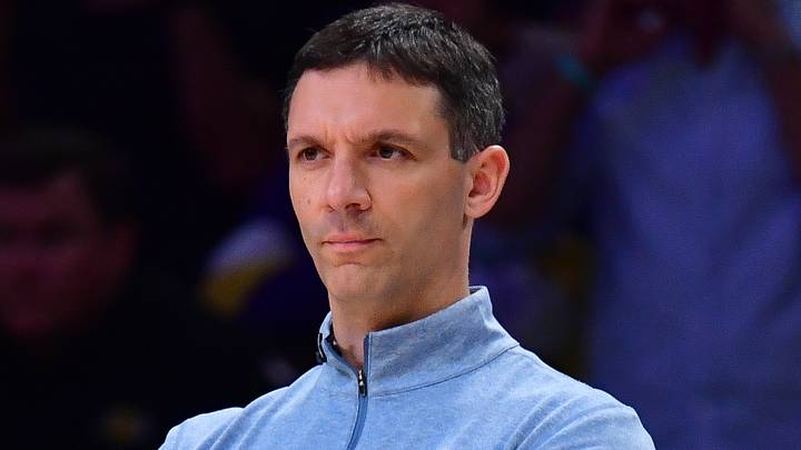 May 11, 2026; Los Angeles, California, USA; Oklahoma City Thunder head coach Mark Daigneault watches game action against the Los Angeles Lakers during the second half in game four of the second round of the 2026 NBA Playoffs at Crypto.com Arena. Mandatory Credit: Gary A. Vasquez-Imagn Images May 11, 2026; Los Angeles, California, USA; Oklahoma City Thunder head coach Mark Daigneault watches game action against the Los Angeles Lakers during the second half in game four of the second round of the 2026 NBA Playoffs at Crypto.com Arena. Mandatory Credit: Gary A. Vasquez-Imagn Images