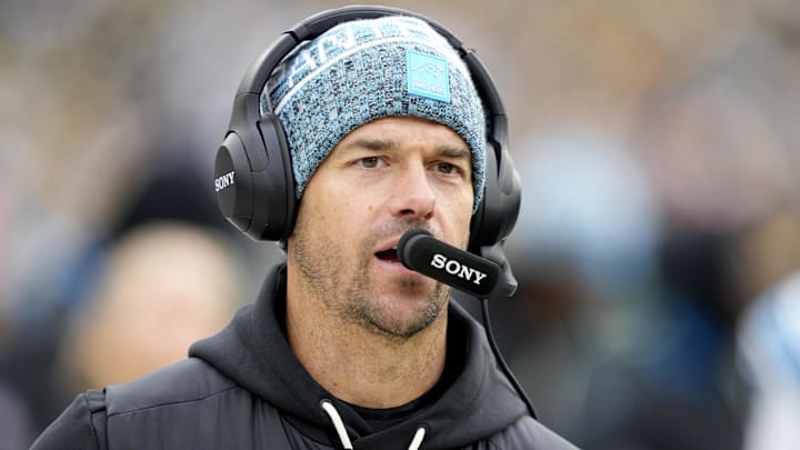 Carolina Panthers head coach Dave Canales