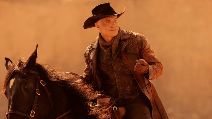 Anson Mount as Captain Pike in season 4, episode 1, of Star Trek: Strange New Worlds streaming on Paramount+, 2026. Photo Credit: Jan Thijs/Paramount+