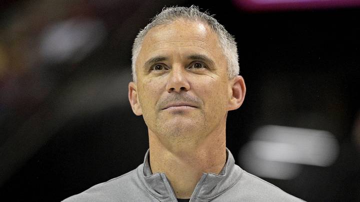 Mar 9, 2024; Tallahassee, Florida, USA; Florida State Seminoles head football coach Mike Norvell accepts the Bear Bryant coach of the Year award during a media timeout of a basketball game against the Miami Hurricanes at Donald L. Tucker Center. Mandatory Credit: Melina Myers-Imagn Images Mar 9, 2024; Tallahassee, Florida, USA; Florida State Seminoles head football coach Mike Norvell accepts the Bear Bryant coach of the Year award during a media timeout of a basketball game against the Miami Hurricanes at Donald L. Tucker Center. Mandatory Credit: Melina Myers-Imagn Images